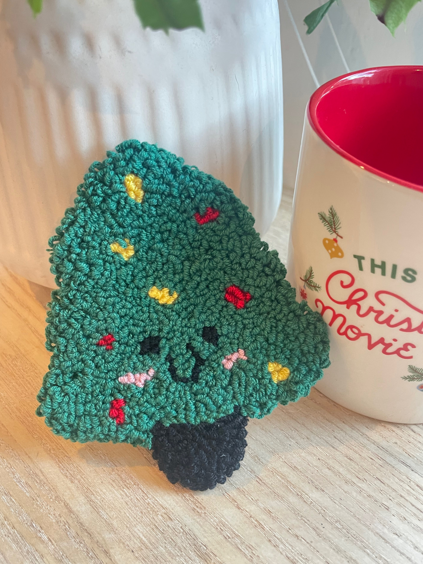 Christmas Tree Mug Rug