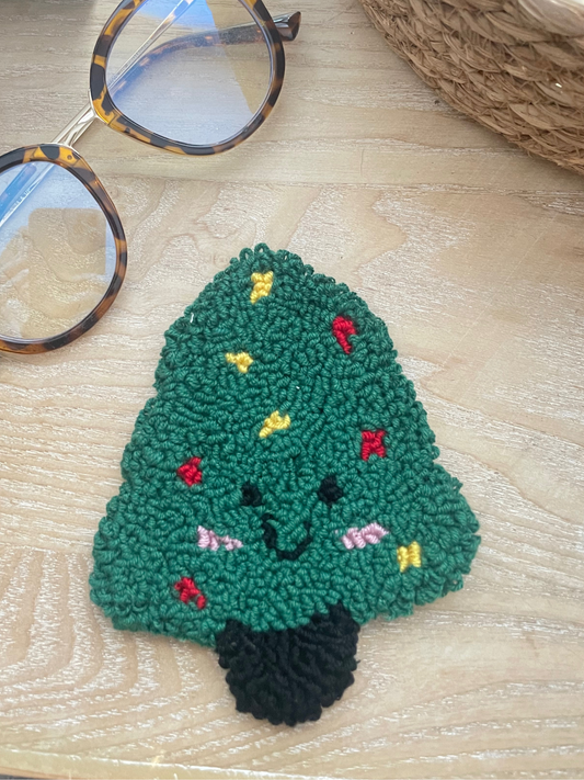 Christmas Tree Mug Rug