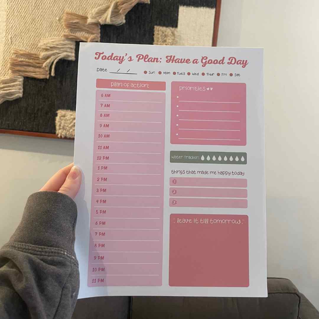 Have a Good Day Daily Planner Notepad